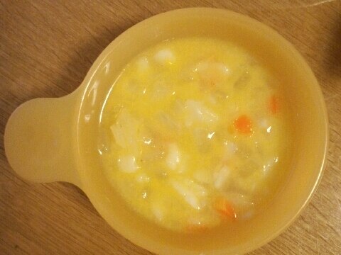 離乳食 後期 たらと野菜のコーンポタージュ煮 レシピ 作り方 By Koko0730 楽天レシピ 離乳食 後期 たらと野菜のコーンポタージュ煮 レシピ 作り方 By Koko0730 楽天レシピ